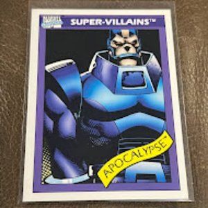 1990 IMPEL MARVEL UNIVERSE #80 APOCALYPSE SUPER VILLAINS X-MEN